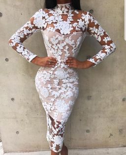 Enchant Long Sleeve Midi Dress  for rent on The Volte - image 1