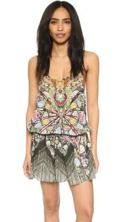 Camilla Flamenco Sweep Playsuit Print Size 1 for rent on The Volte - image 1