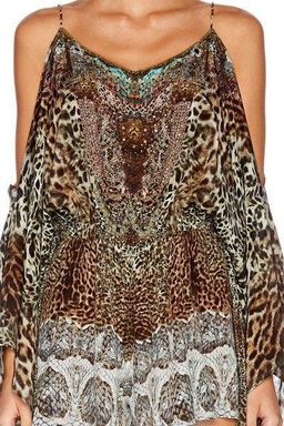 Camilla Roar Of The Court Drop Shoulder Playsuit Size 10 for rent on The Volte - image 3