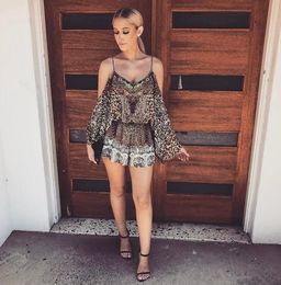 Camilla Roar Of The Court Drop Shoulder Playsuit Size 10 for rent on The Volte - image 9