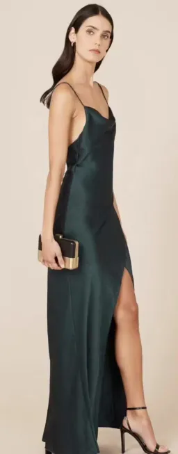 Camilla and Marc Bowery Slip Dress Fitzgerald Green Size 10 for rent on The Volte - image 2