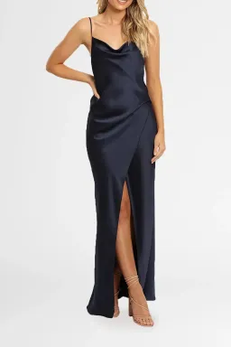 Camilla and Marc Evening Dress in French Navy Size 8 for rent on The Volte - image 1