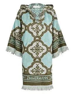 Zimmermann Lyre Fringed Terry Towel Mini Dress Blue Size 1 / AU 10 Toweling Coverup for rent on The Volte - image 5