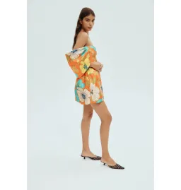 Alemais Piato Sculpt Mini Dress in Floral Size AU 10 for rent on The Volte - image 3