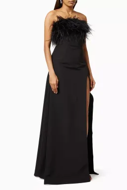 Rachel Gilbert Linc Gown Black Size 6 for rent on The Volte - image 2