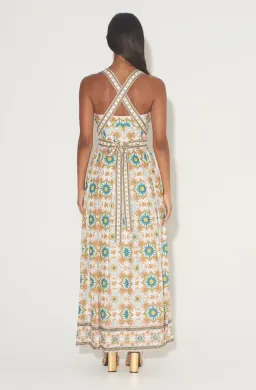 Hansen & Gretel Tulsa Maxi Dress Mosaic Print Size S / AU 8 for rent on The Volte - image 3