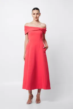 Mossman Wistful Maxi Dress in Watermelon Size 10 for rent on The Volte - image 2