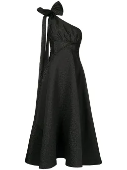 Rachel Gilbert Malea Midi Dress Black Size 8 for rent on The Volte - image 4