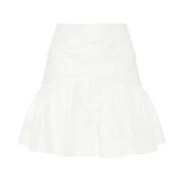 Aje Sunbeam Ruched Bustier and Carrie Mini Skirt Set Ivory Size 4 for rent on The Volte - image 3