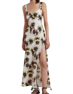 Bec & Bridge Bloom Linen Maxi Dress Floral Size 6  for rent on The Volte - image 1