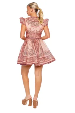 Zimmermann Matchmaker Structured Mini in Pink Bandana Size 1/ AU 10 for rent on The Volte - image 2