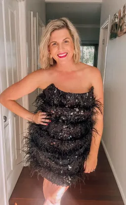 Eliya the Label Tiffany Dress Black XXL/AU 14 for rent on The Volte - image 1