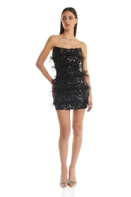 Eliya the Label Tiffany Dress Black XXL/AU 14 for rent on The Volte - image 2