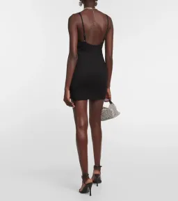 Area NYC Embellished Cutout Mini Dress Black Size AU 8 for rent on The Volte - image 5