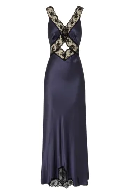 Sir the Label Aries Cut Out Gown Navy Size 3 / AU 12 for rent on The Volte - image 5