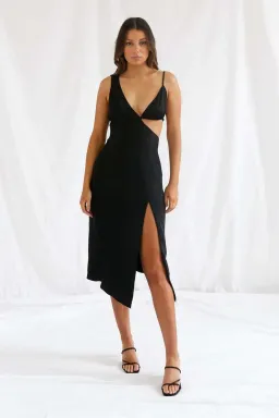 San Sloane Orisis Dress in Black Size L / AU 12 for rent on The Volte - image 1