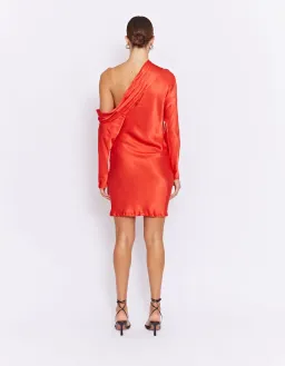 Pfeiffer Yazmin Mini Dress Capsicum Size XS / AU 6 for rent on The Volte - image 3
