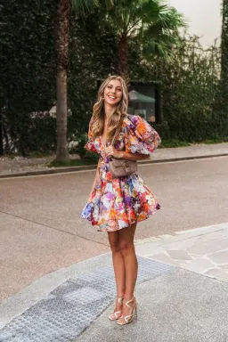 Zimmermann The Prima Voile Mini Dress in Multi Floral Size 3/Au 14  for rent on The Volte - image 4