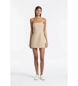 Sir the Label Monte Strapless Mini Dress Tan Size 0/Au 6  for rent on The Volte - image 1