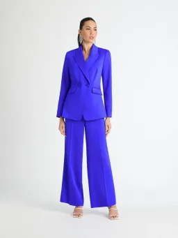 Sheike Lillian Jacket & Pants Set in Cobalt Blue Size 6 for rent on The Volte - image 1