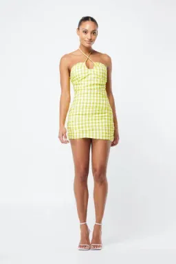 Mossman Check On It Dress Green Size 10 for rent on The Volte - image 3