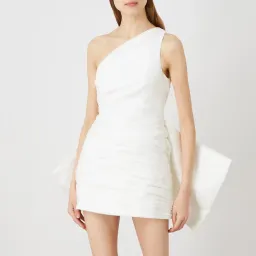 Rachel Gilbert Marco Mini Dress Ivory Size 1 / AU 8 for rent on The Volte - image 2