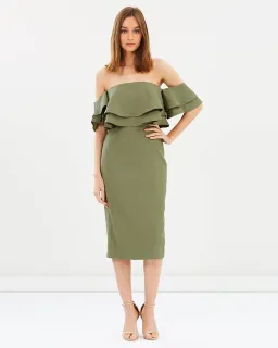 Keepsake the Label Two Fold Dress Green Size 8 for rent on The Volte - image 1