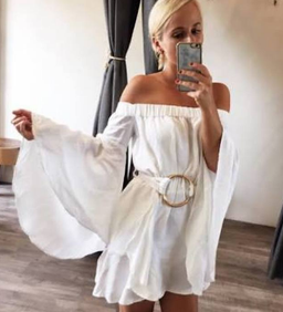 Shona Joy Palma Mini Dress White Size 8 for rent on The Volte - image 5