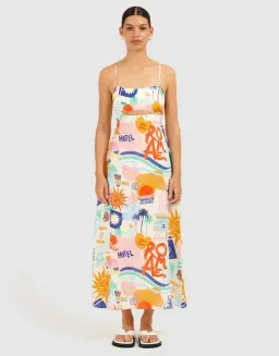 Roame Isla Dress Print Size 8 for rent on The Volte - image 1