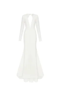 Rebecca Vallance Harper Gown Ivory Size AU 8  for rent on The Volte - image 5