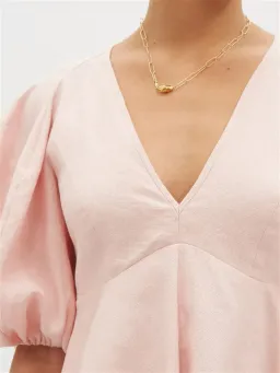 Zimmermann Dancer Day Mini Dress Blush Size 1 / AU 10 for rent on The Volte - image 2