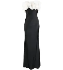 Rachel Gilbert Eyelar Gown Black Size 3/Au 12 for rent on The Volte - image 2