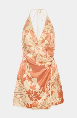 Sir the Label Como Twist Mini Dress Paradiso Print Size 8 for rent on The Volte - image 4