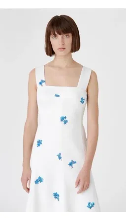 Camilla and Marc Diliana Midi Dress White Size 6 for rent on The Volte - image 2