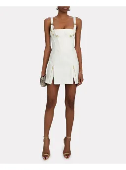 Dionlee Fan Lace Zip Dress in White Size XXS / AU 4 for rent on The Volte - image 2