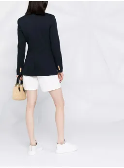 Ralph Lauren Crested Cotton Blazer Navy Size AU 6 for rent on The Volte - image 4