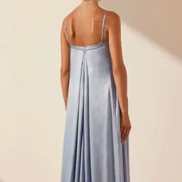 Shona Joy La Lune Column Maxi Dress in Powder Blue Size AU 6 for rent on The Volte - image 4
