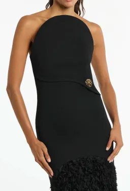 Carla Zampatti Nastro Strapless Gown Black Size 6 for rent on The Volte - image 6