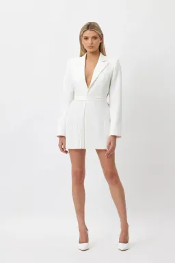 Bianca and Bridgett Mara Blazer Dress White Size 10 for rent on The Volte - image 1