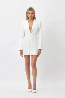 Bianca and Bridgett Mara Blazer Dress White Size 10 for rent on The Volte - image 2