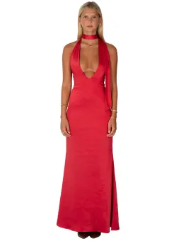 I am Delilah Margot Maxi Dress In Cherry Red Size S / AU 8 for rent on The Volte - image 1