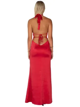 I am Delilah Margot Maxi Dress In Cherry Red Size S / AU 8 for rent on The Volte - image 2