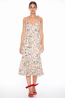 Talulah Bittersweet Flounce Midi Dress size XL for rent on The Volte - image 1