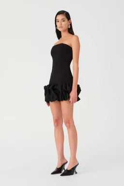 Misha Saphira Mini Dress Black Size 6/XS for rent on The Volte - image 2