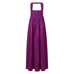  Oroton Strappy Sun Dress Magenta Size 10 for rent on The Volte - image 3