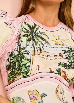 Alemais Sunset Midi Dress Print Size 10 for rent on The Volte - image 2