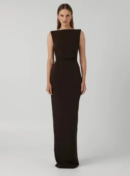 Effie Kats Verona Gown Coffee Size 10 for rent on The Volte - image 1