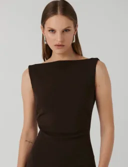 Effie Kats Verona Gown Coffee Size 10 for rent on The Volte - image 3