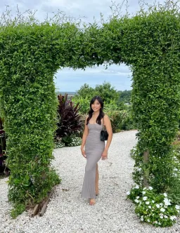 Sir the Label Jacques Gathered Midi Dress Slate Size 10 for rent on The Volte - image 7