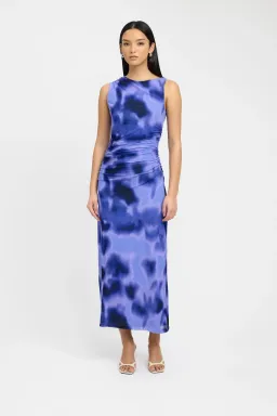 Kookai Poppy Maxi Dress Blue Print Size 36/Au 8 for rent on The Volte - image 1